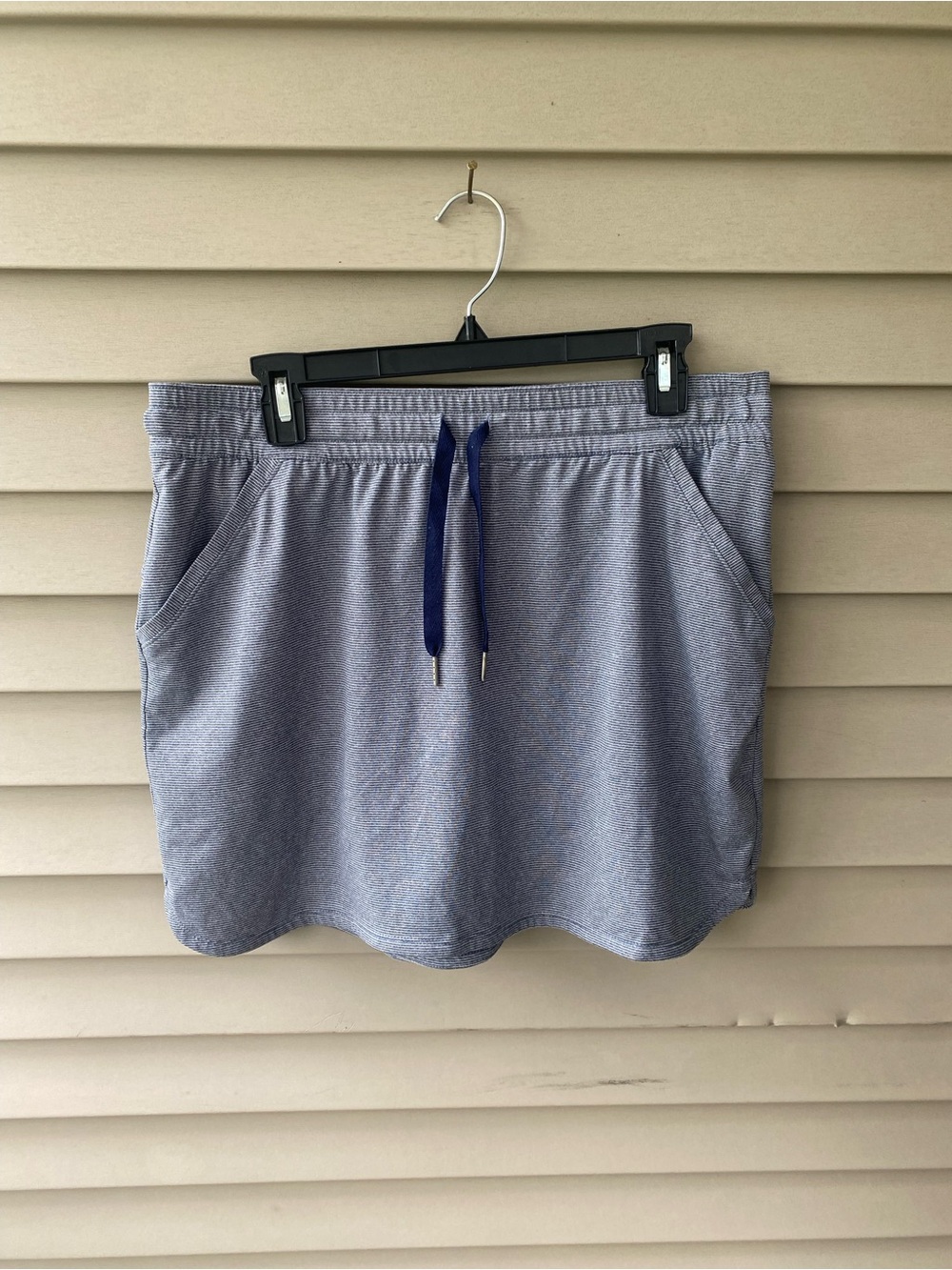 Columbia blue and gray striped PFG Performance Skirt